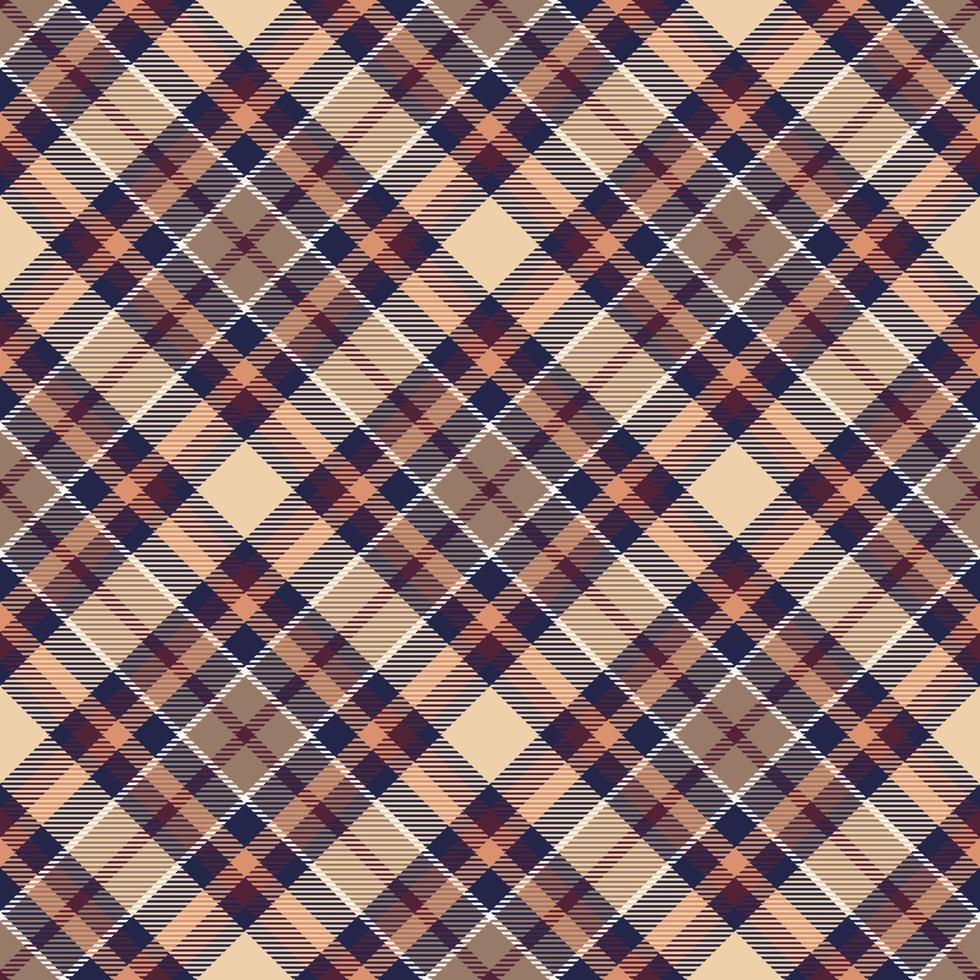 tartan schottland nahtloser karierter mustervektor. Retro-Hintergrundstoff. Vintage Check Color Square geometrische Textur für Textildruck, Packpapier, Geschenkkarte, Tapetendesign. vektor