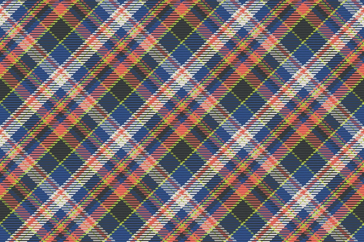 Nahtloses Muster aus schottischem Tartan-Plaid. wiederholbarer hintergrund mit karierter stoffstruktur. Vektorhintergrund gestreifter Textildruck. vektor