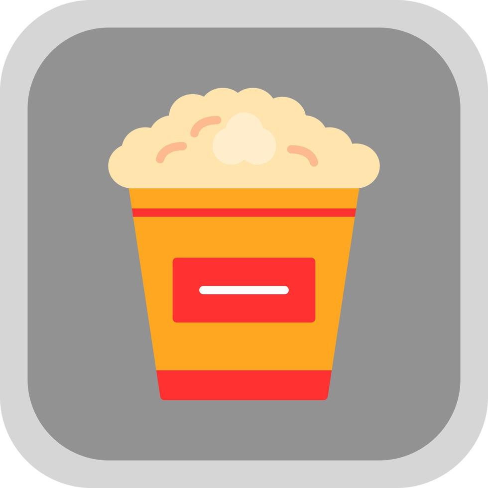 Popcorn-Vektor-Icon-Design vektor