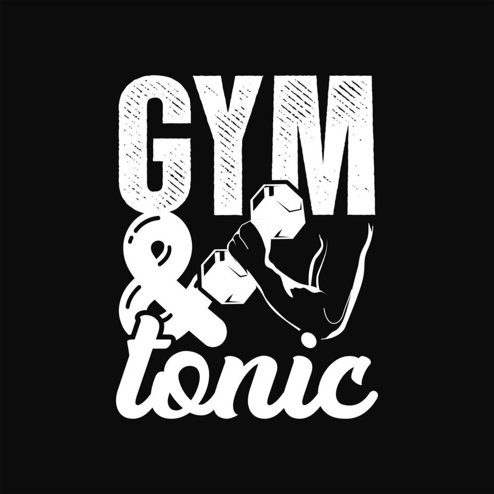 gym t-shirt design vektor