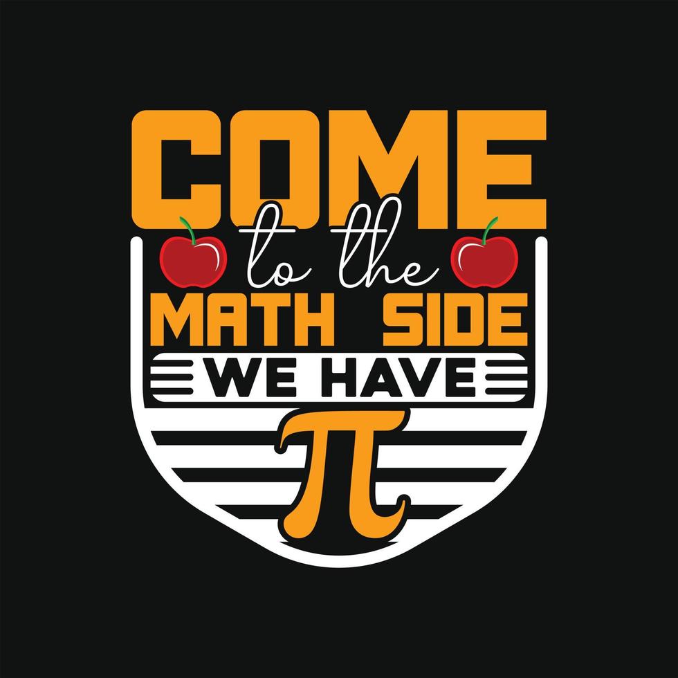 Mathematik T-Shirt Design vektor