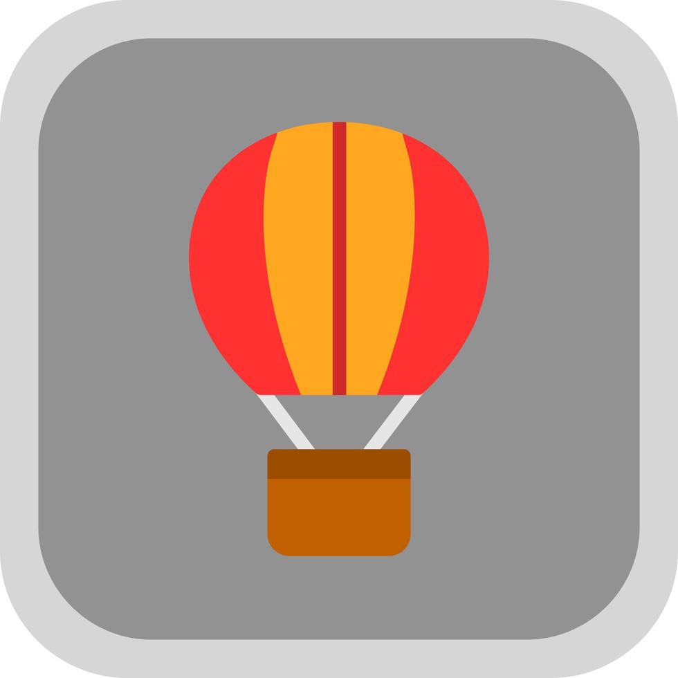 Heißluftballon-Vektor-Icon-Design vektor