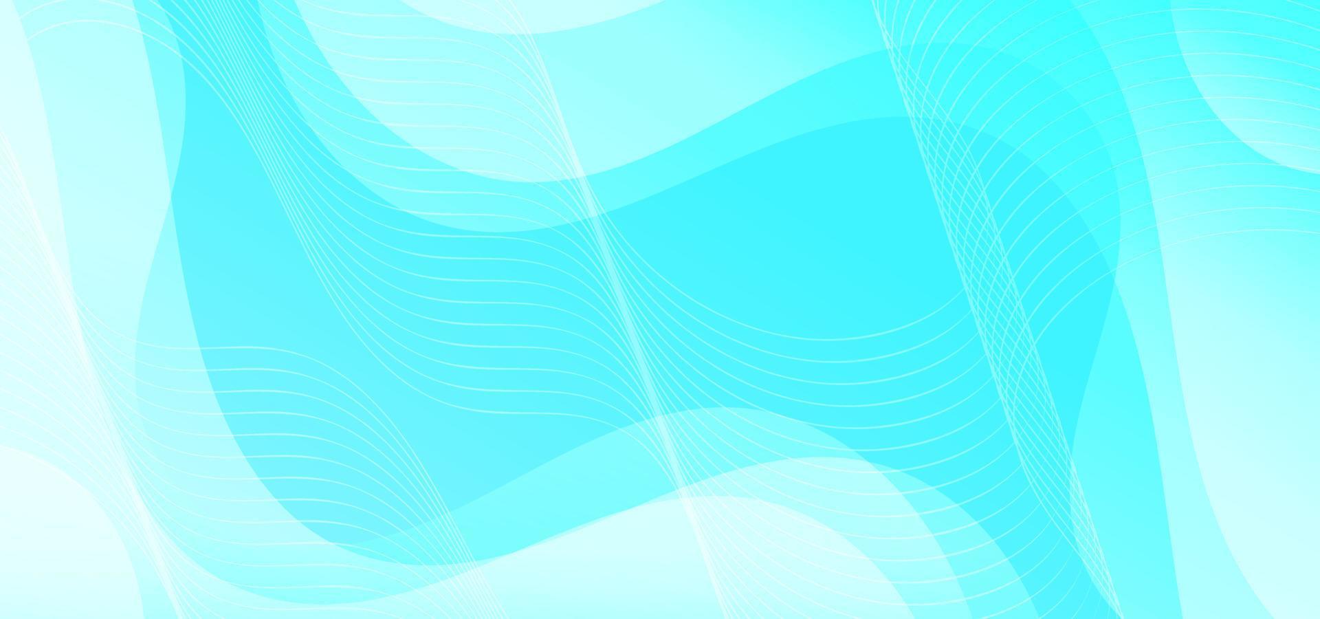 abstrakt Gradient Blau Flüssigkeit Welle Hintergrund vektor