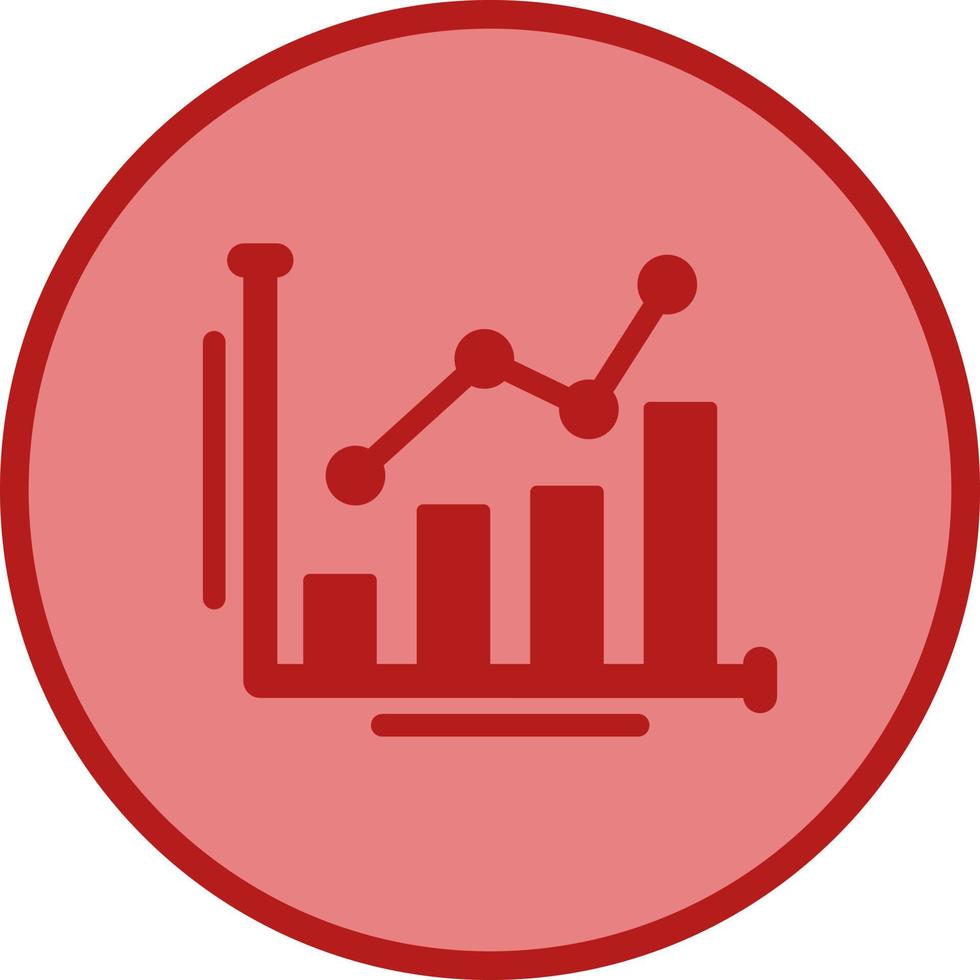 bar Diagram unik vektor ikon