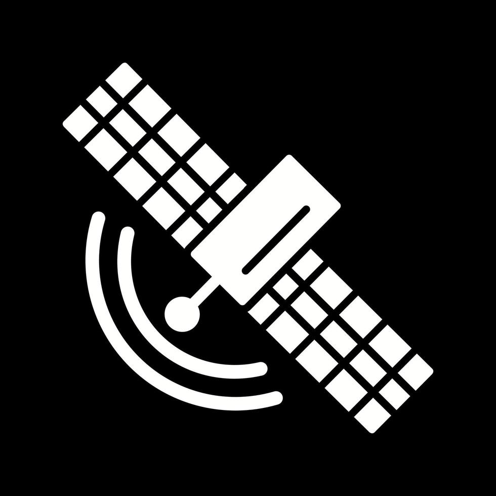 Satellit einzigartig Vektor Symbol