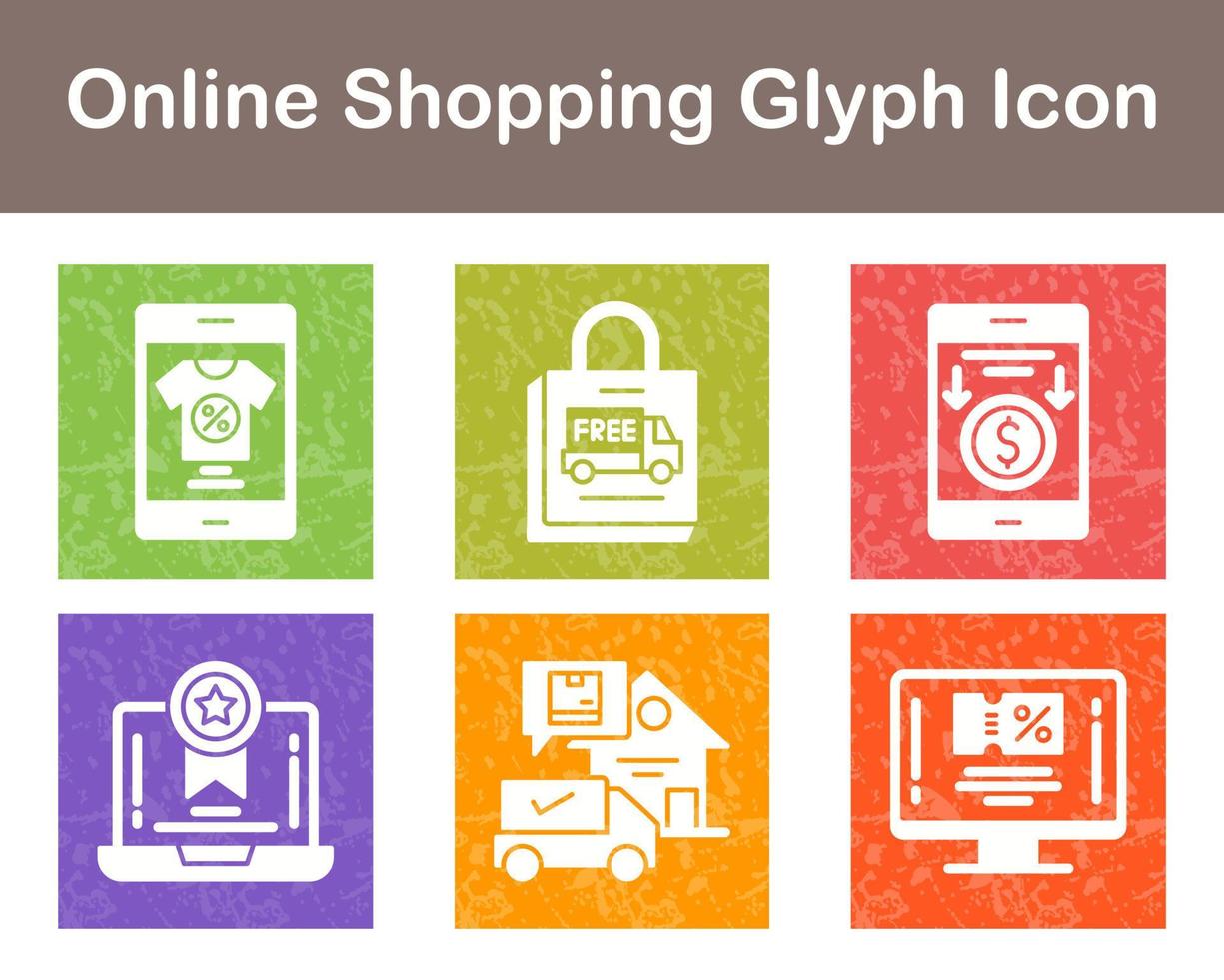 Online-Shopping-Vektor-Icon-Set vektor