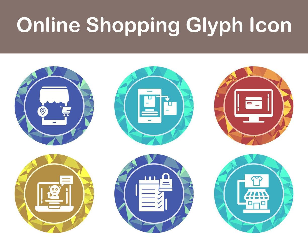 Online-Shopping-Vektor-Icon-Set vektor