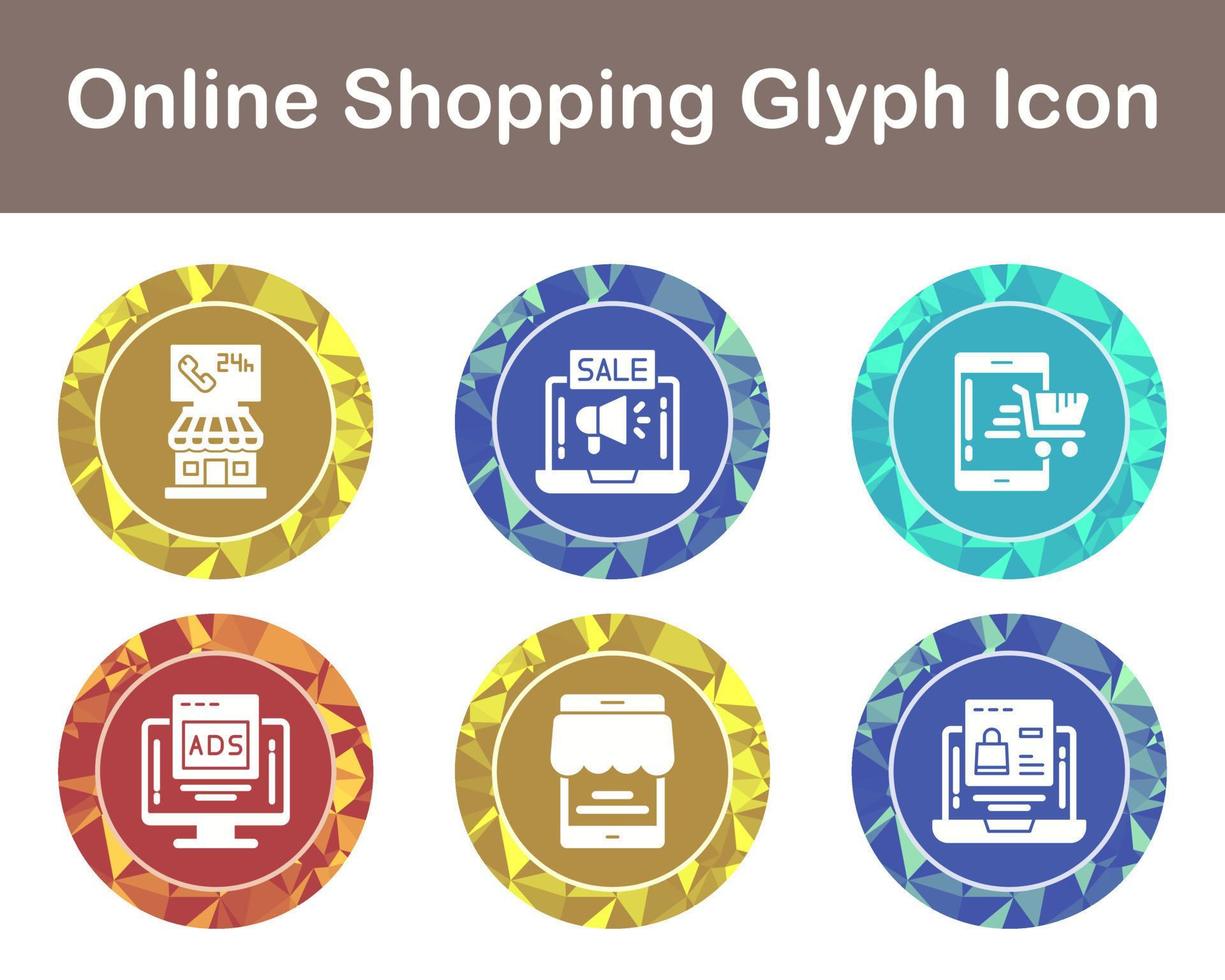 Online-Shopping-Vektor-Icon-Set vektor