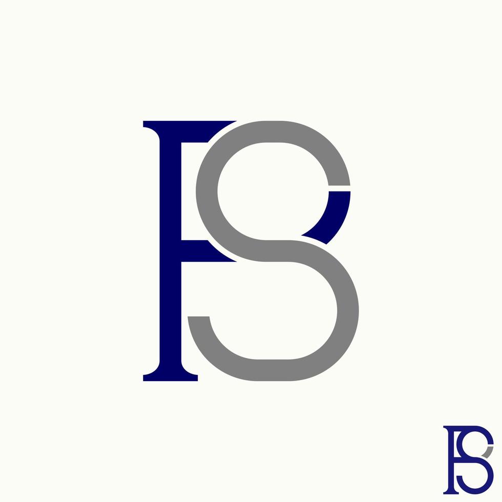 enkel och unik brev eller ord ps eller sp sammanfoga sans serif font bild grafisk ikon logotyp design abstrakt begrepp vektor stock. kan vara Begagnade som symbol relaterad till Hem första eller monogram