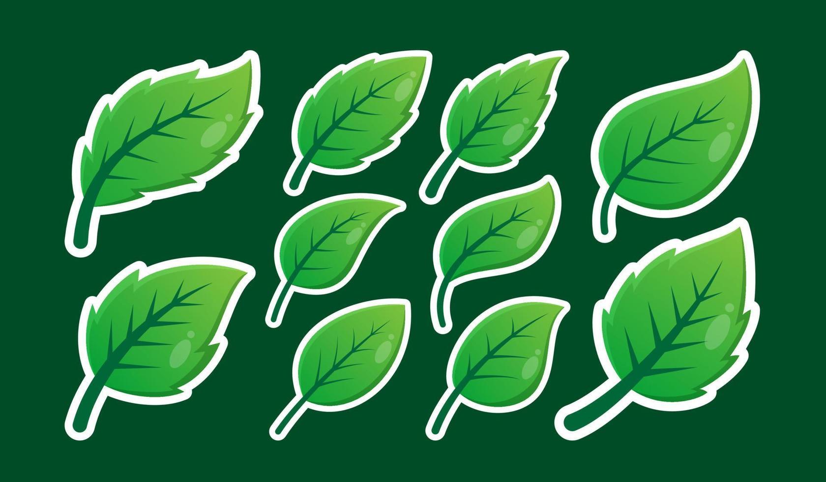 grön löv design vektor illustration