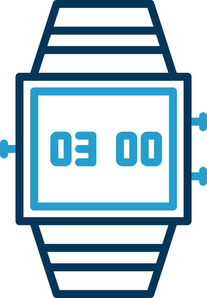 Smartwatch-Vektor-Icon-Design vektor