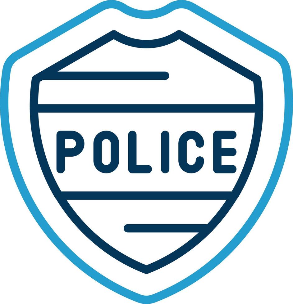 Polizei-Vektor-Icon-Design vektor