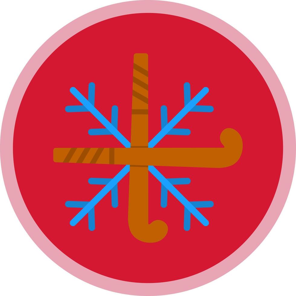 Schneeflocken-Vektor-Icon-Design vektor