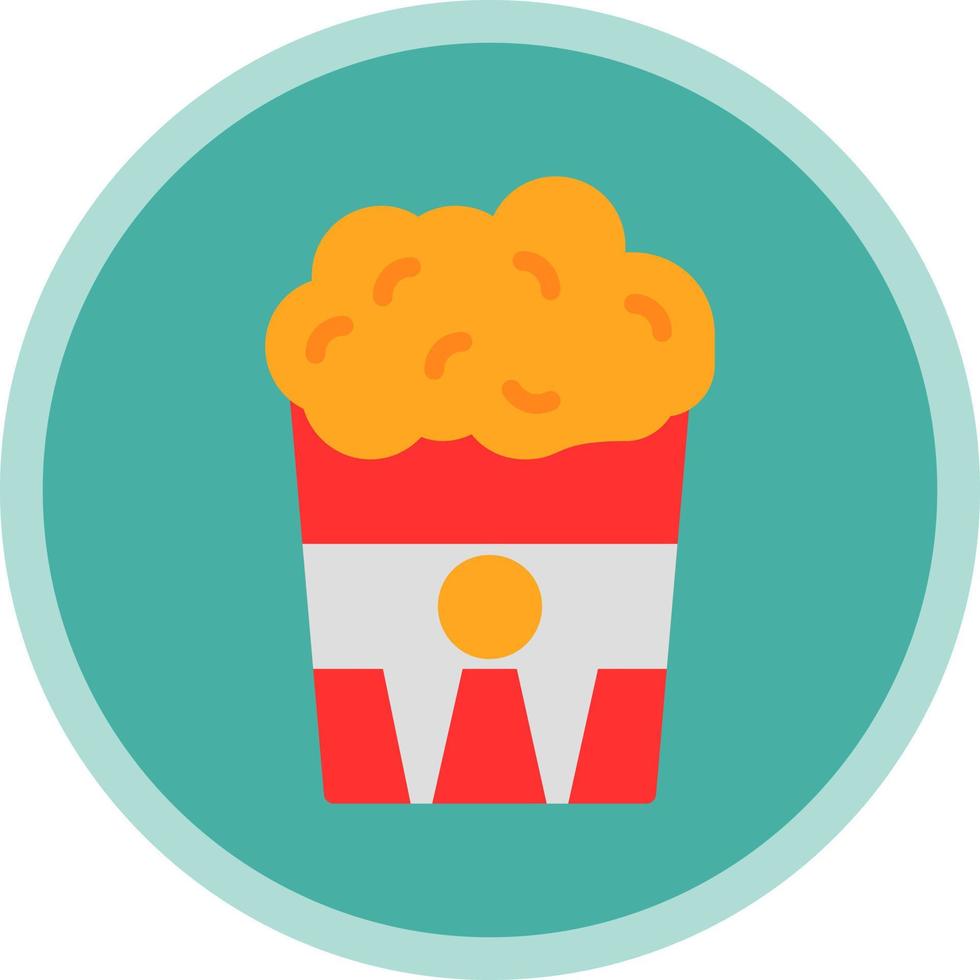 Popcorn-Vektor-Icon-Design vektor