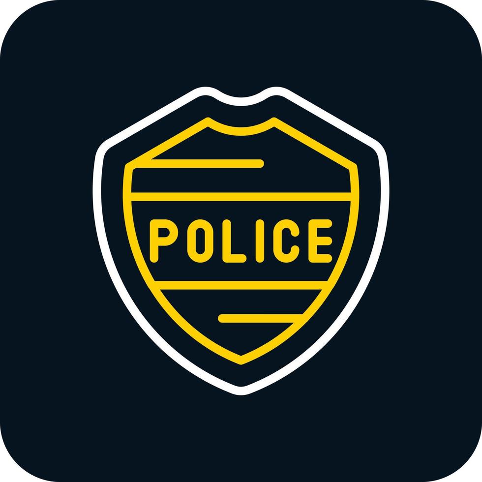 Polizei-Vektor-Icon-Design vektor