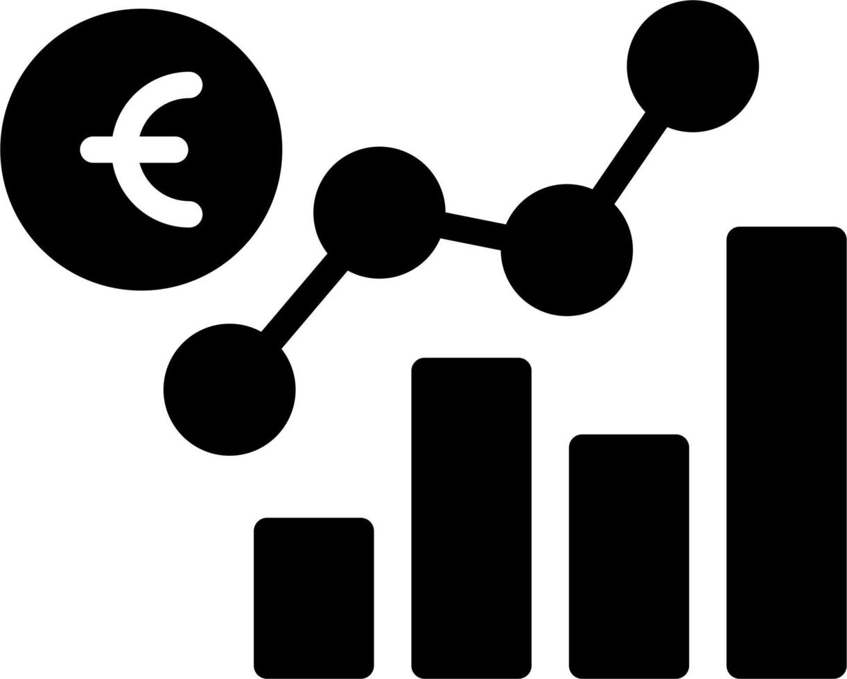 Balkendiagramm-Vektorsymbol vektor