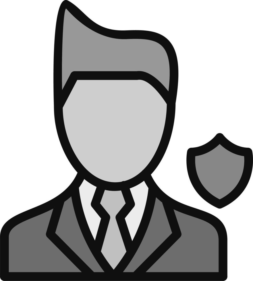 Sicherheit Unternehmen Manager Vektor Symbol