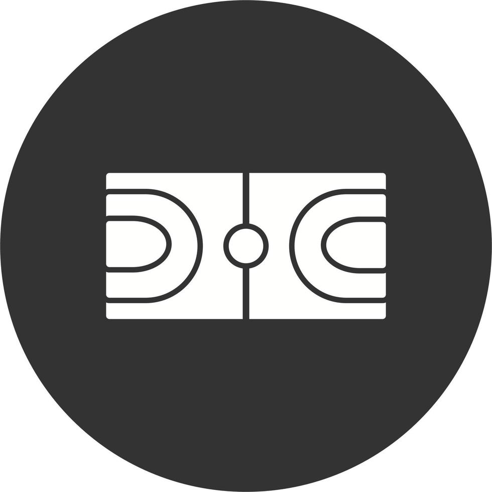 Basketball Gericht Symbol vektor