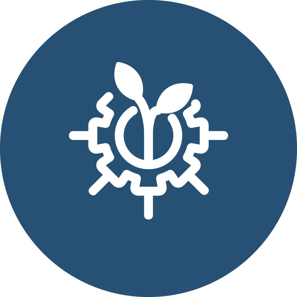 Smart-Farm-Vektor-Symbol vektor