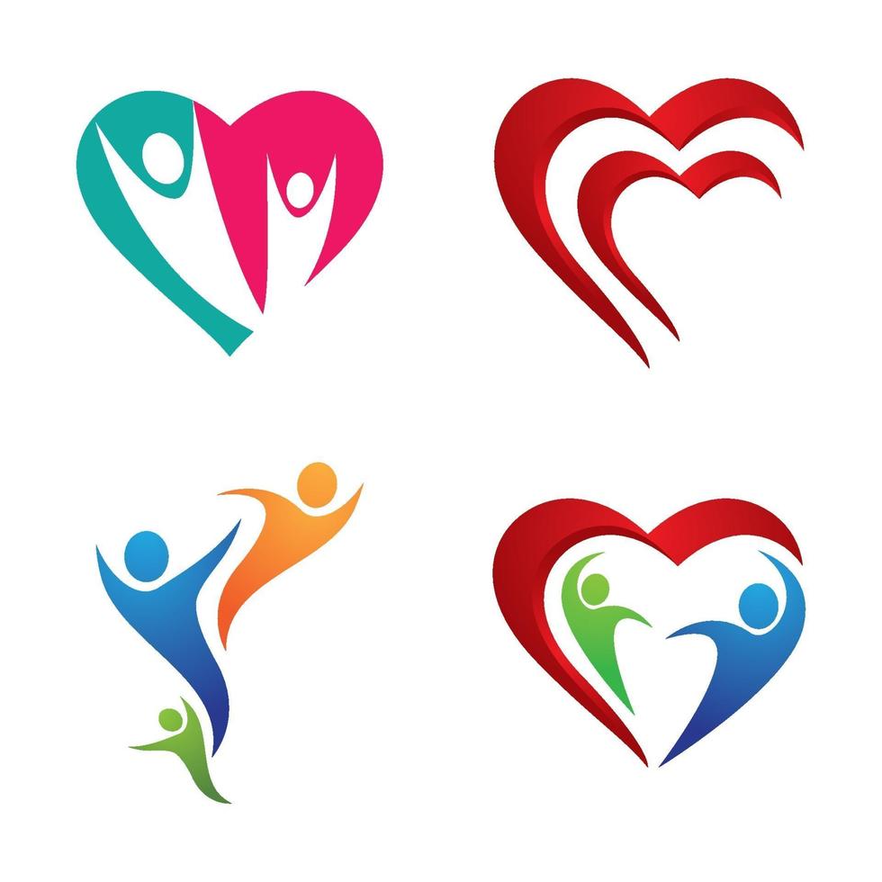 Community Care Logo Bilder Design vektor