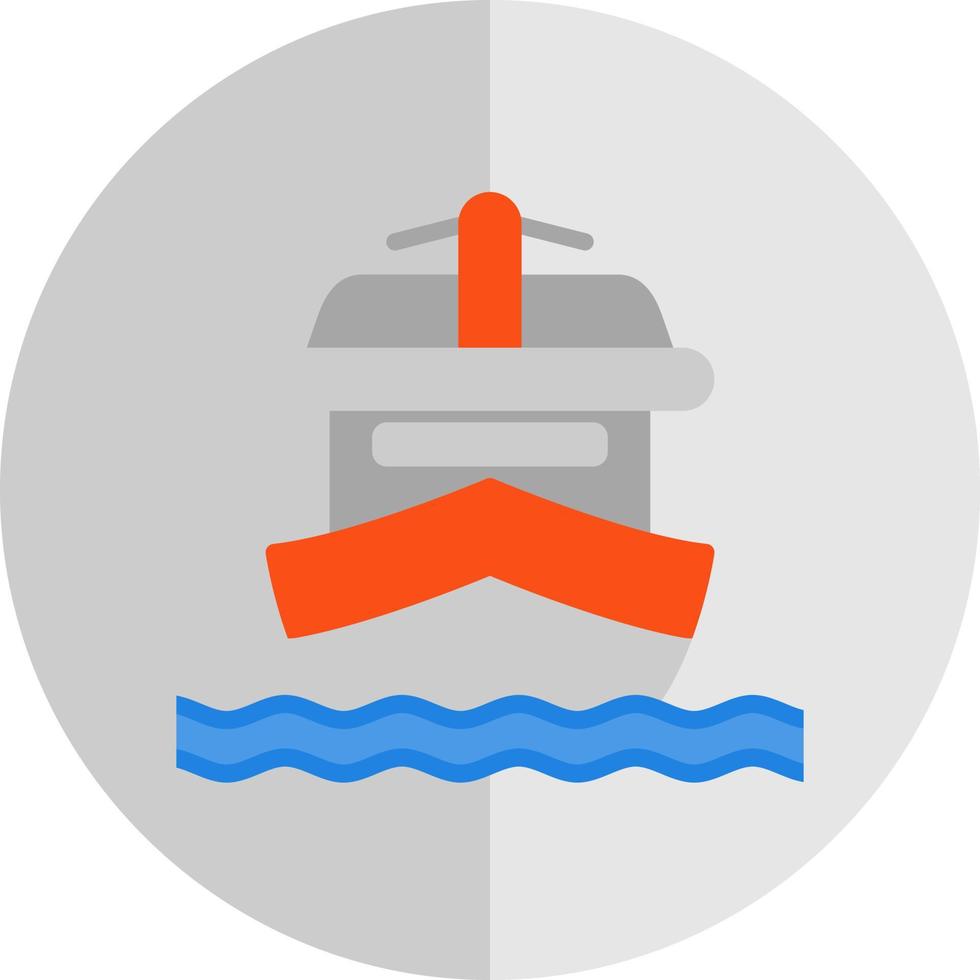 Yacht-Vektor-Icon-Design vektor