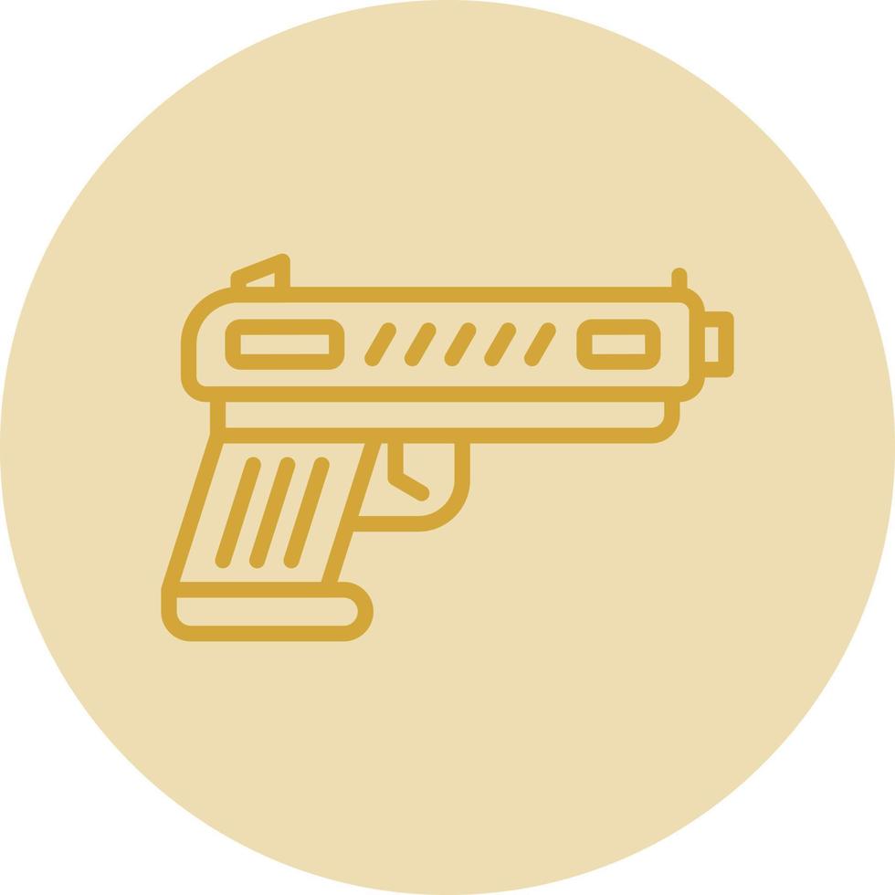 Waffe-Vektor-Icon-Design vektor