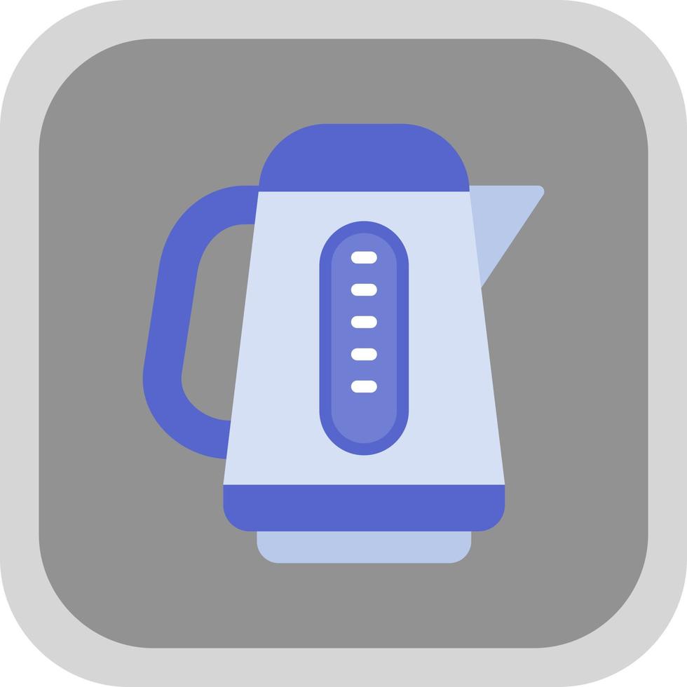 Wasserkocher-Vektor-Icon-Design vektor