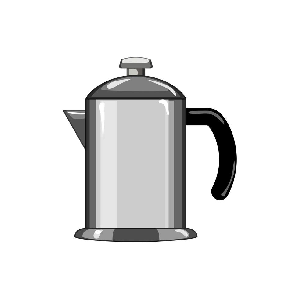 koffein perkolator pott kaffe tecknad serie vektor illustration