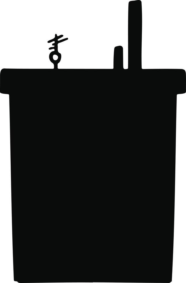 Haus Symbole, Stadt Silhouette. Symbol. Symbol. Illustration vektor