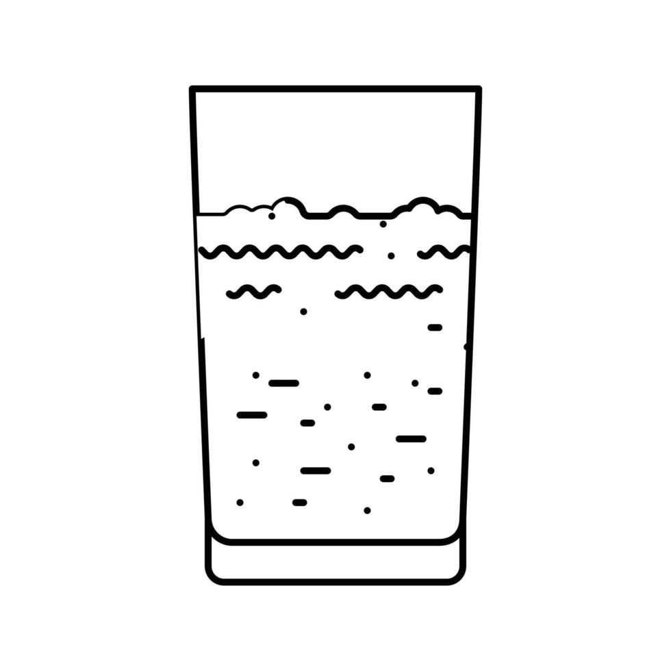 mjölk rutten mat linje ikon vektor illustration