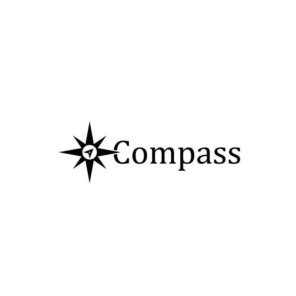 kreative kompasskonzept logo designvorlage vektor