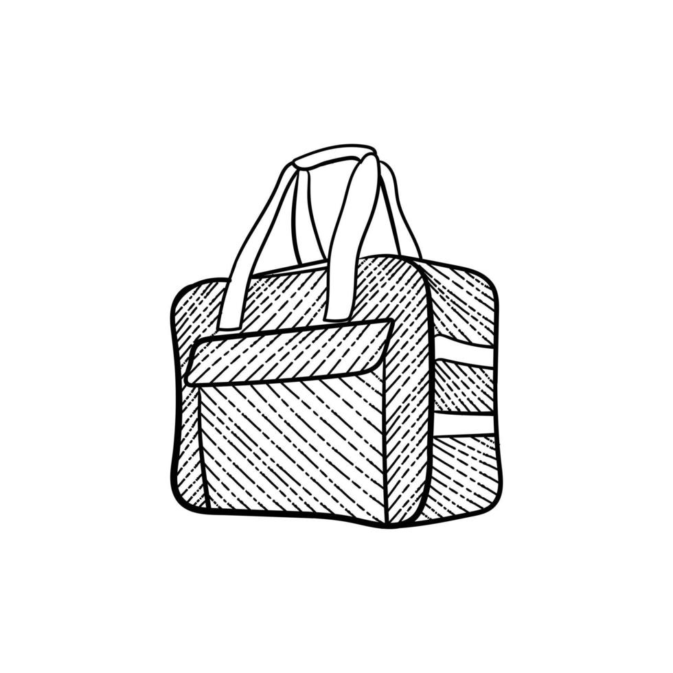 handväska behållare årgång stil kreativ design vektor