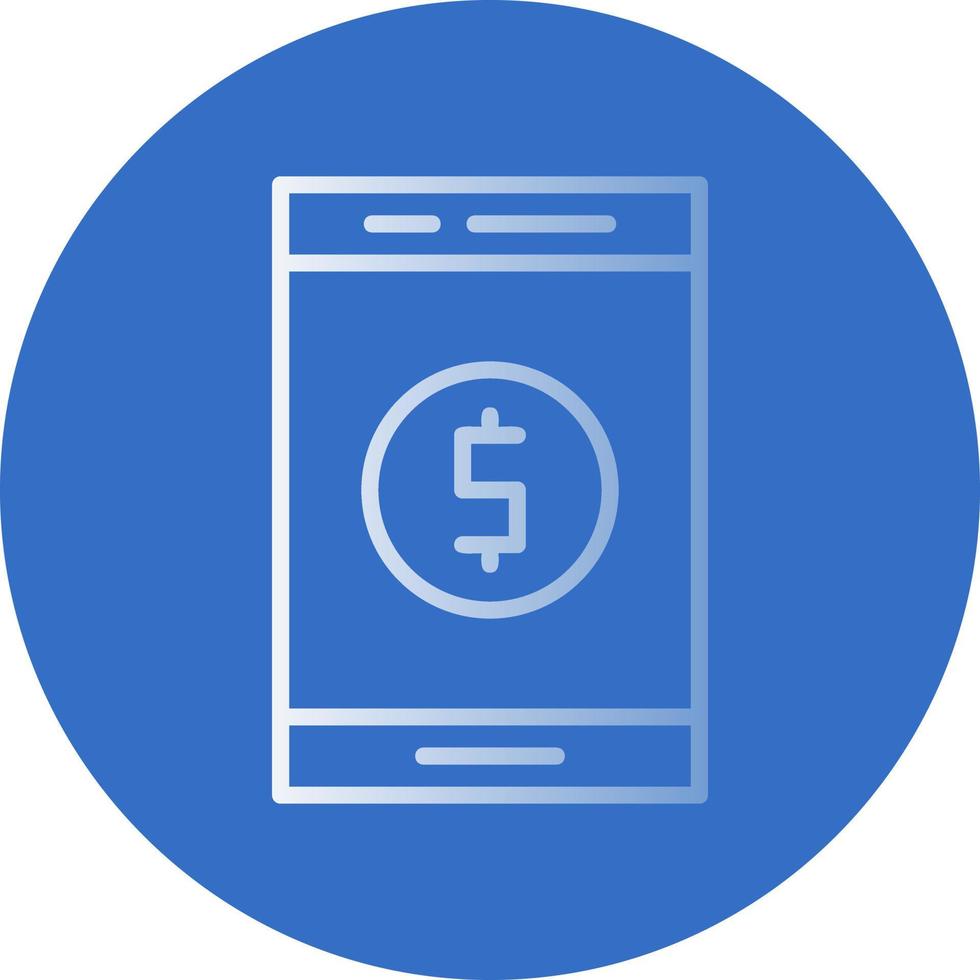 uppkopplad pengar vektor ikon design