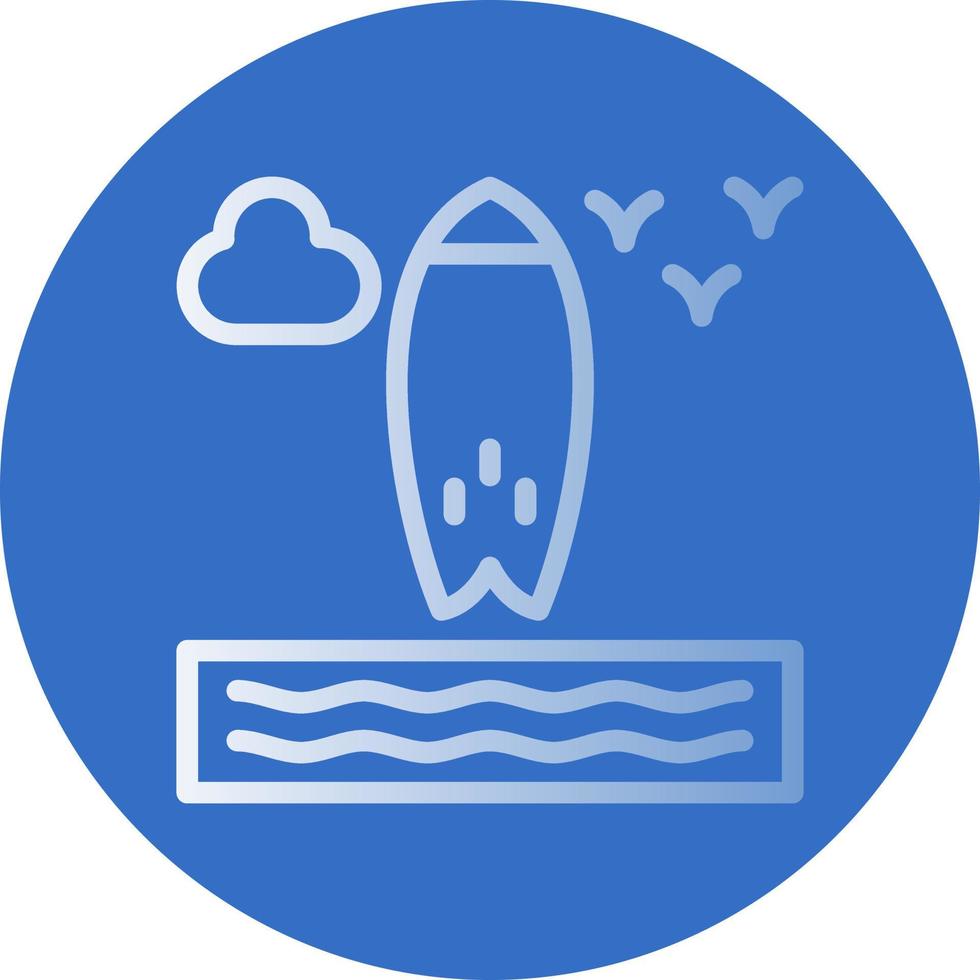 surfingbräda vektor ikon design