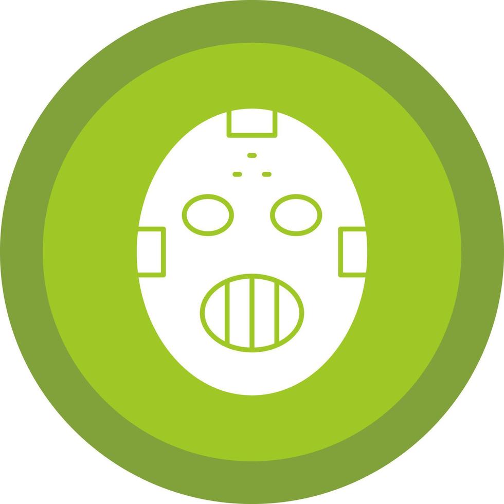 Hockey-Masken-Vektor-Icon-Design vektor