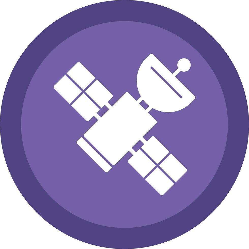 Satelliten-Vektor-Icon-Design vektor