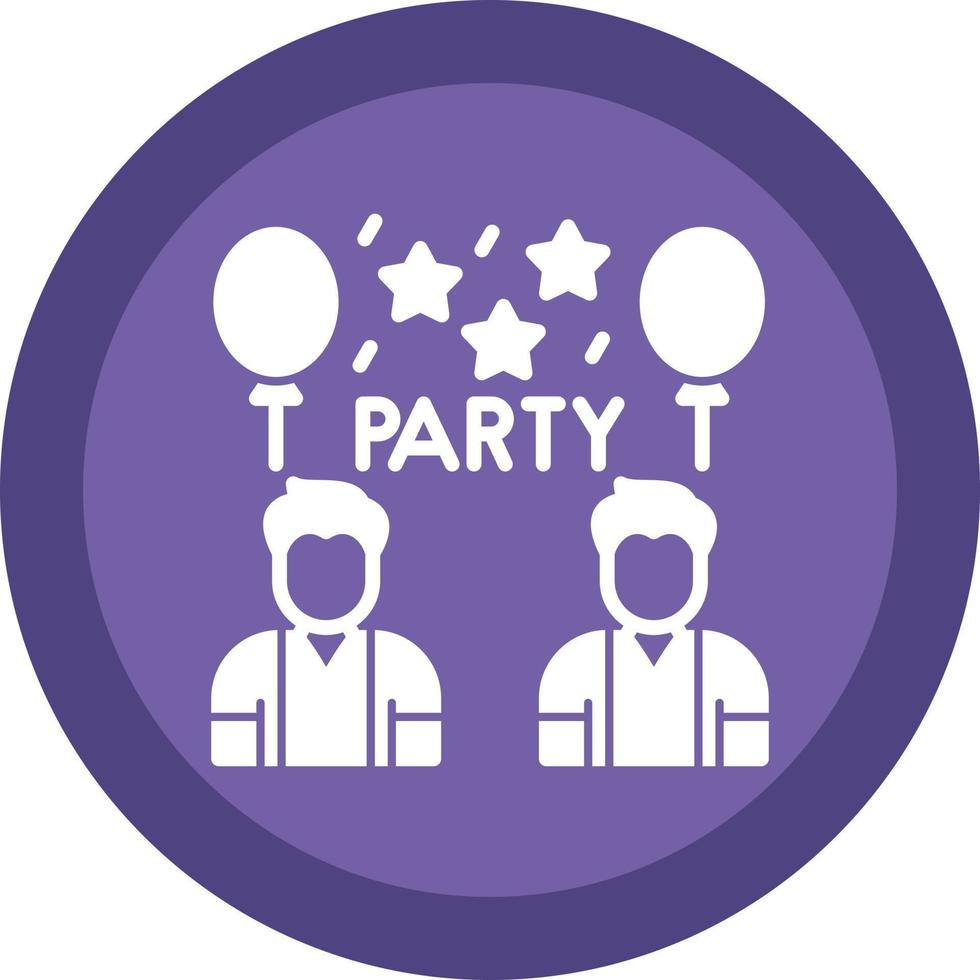 Party-Vektor-Icon-Design vektor