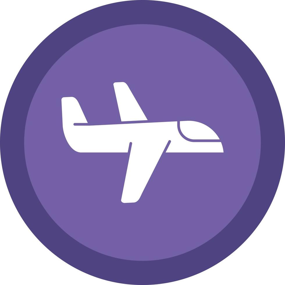 Flugzeug-Vektor-Icon-Design vektor