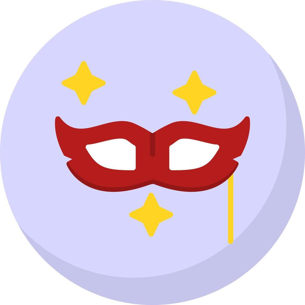 Maskerade-Vektor-Icon-Design vektor