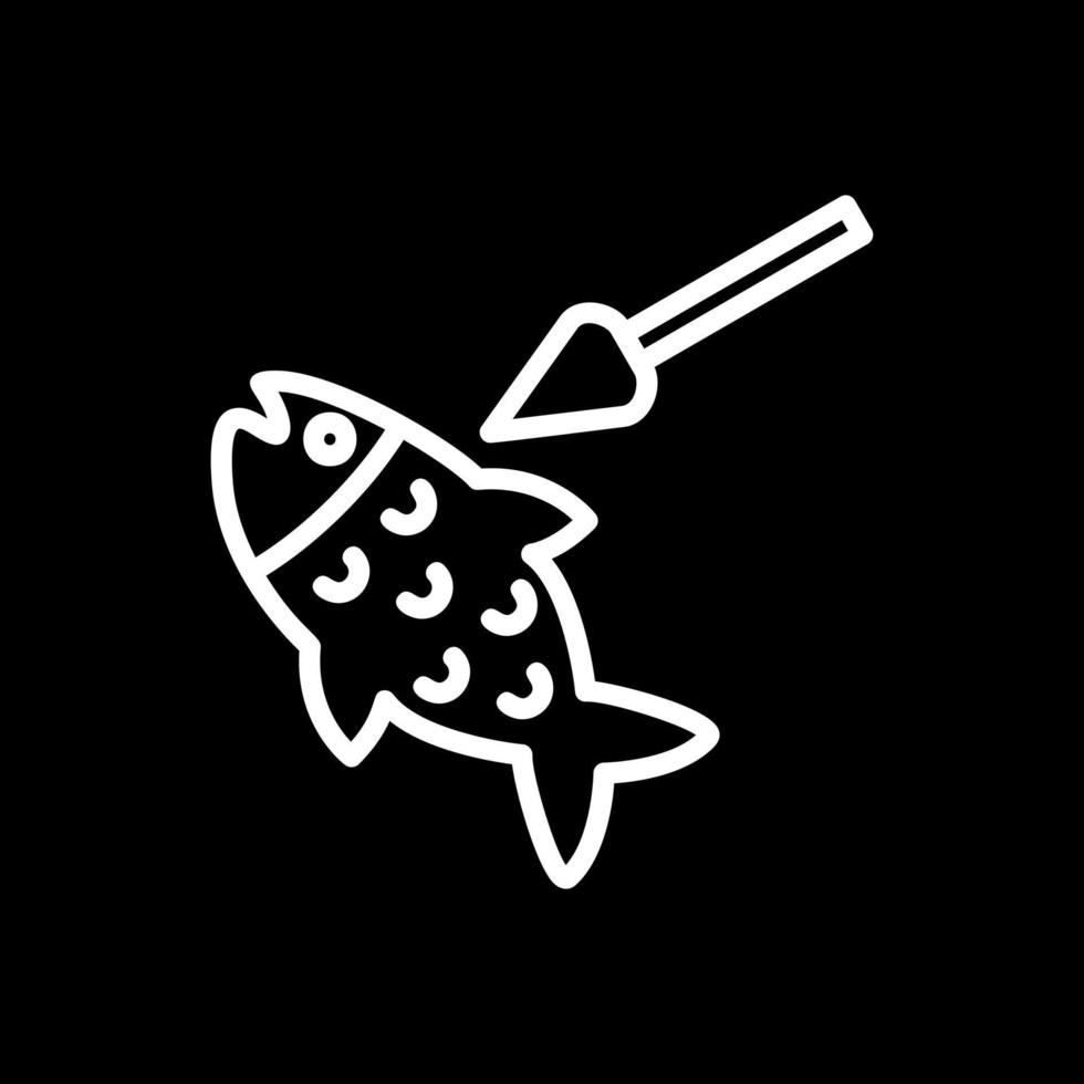 Speerfischen-Vektor-Icon-Design vektor