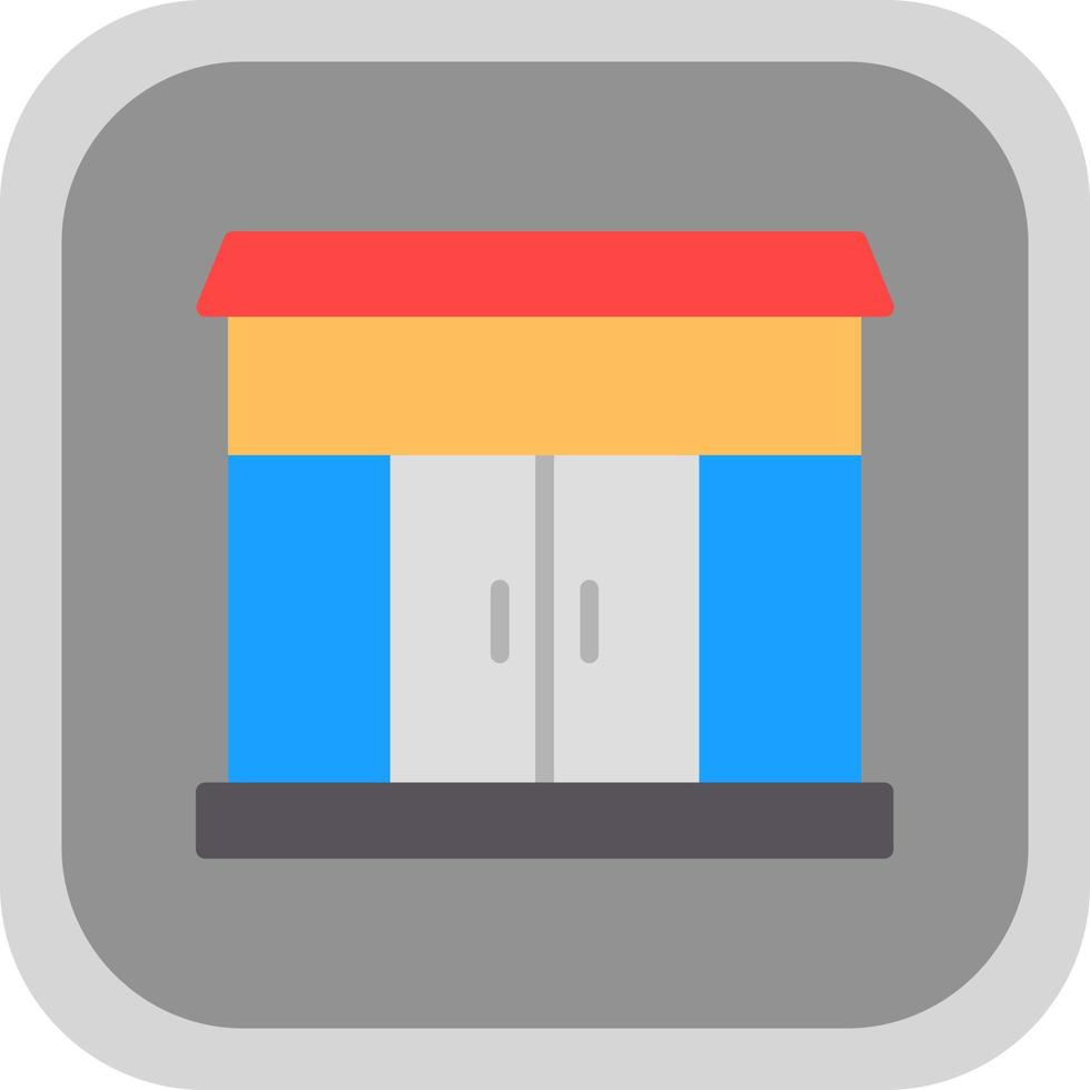 Storefront-Vektor-Icon-Design vektor