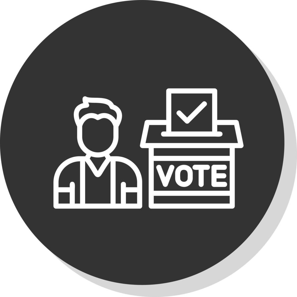 Referendum-Vektor-Icon-Design vektor