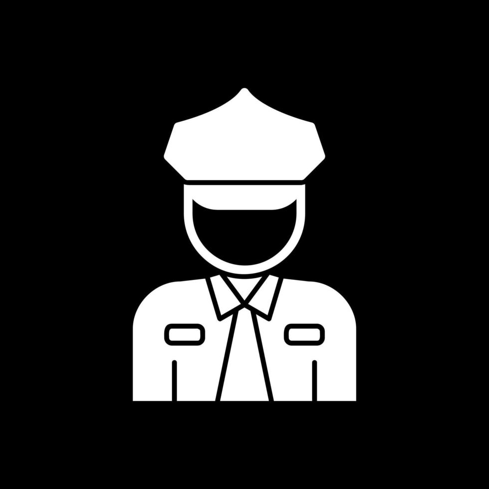 Polizei-Vektor-Icon-Design vektor