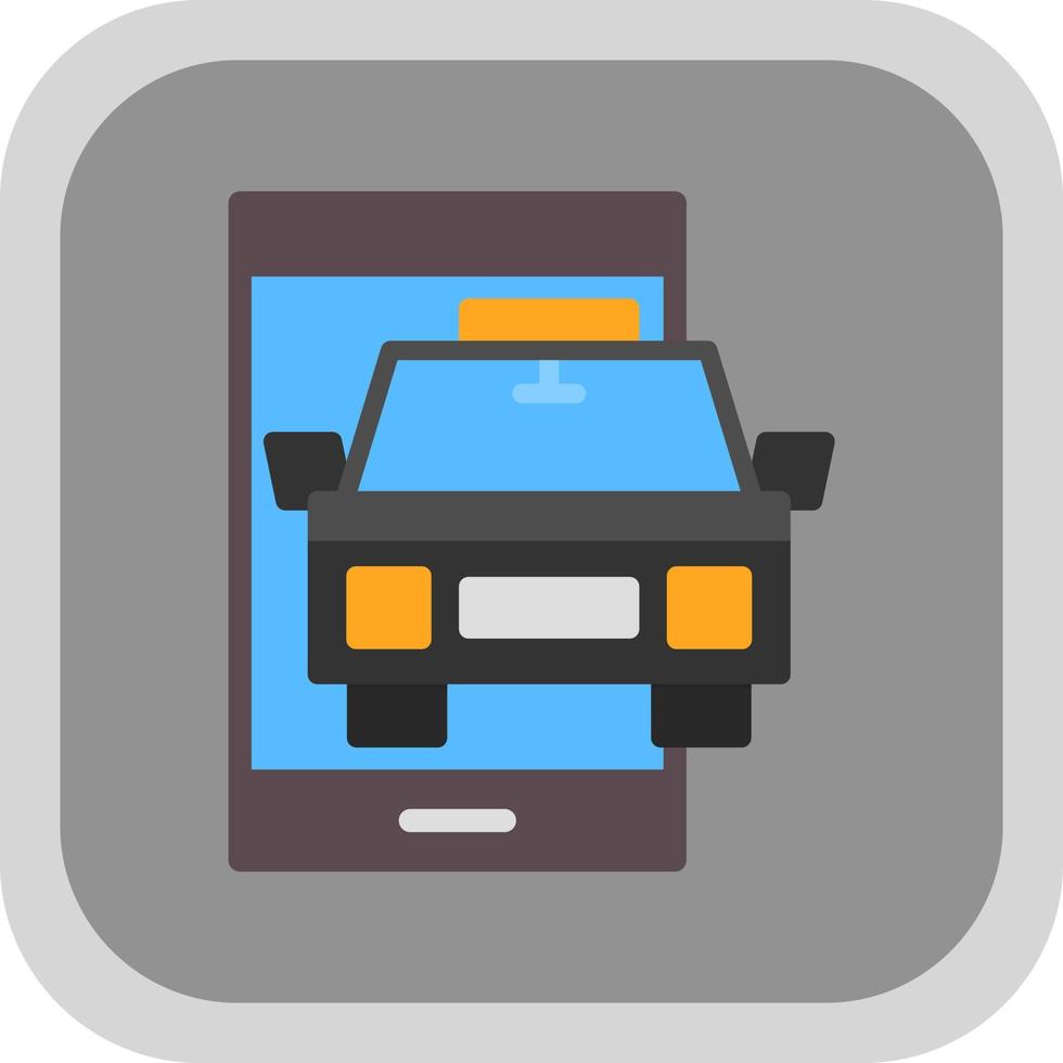 Taxi-Vektor-Icon-Design vektor