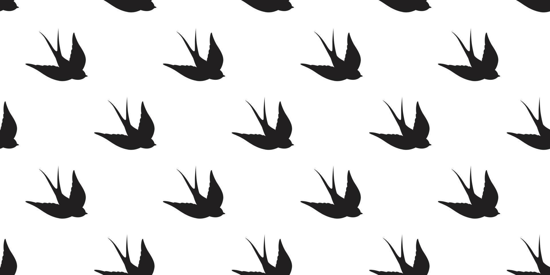 Möwe Vogel nahtlos Muster Vektor schlucken Vogel isoliert Hintergrund Hintergrund