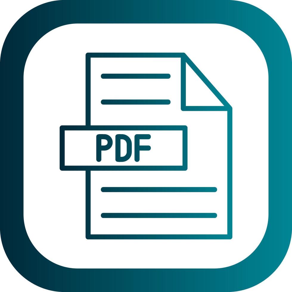 Pdf-Vektor-Icon-Design vektor