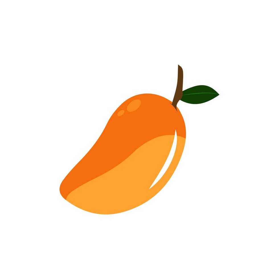 mango frukt vektor ikon. mango i platt stil. vektor illustration av tropisk frukt