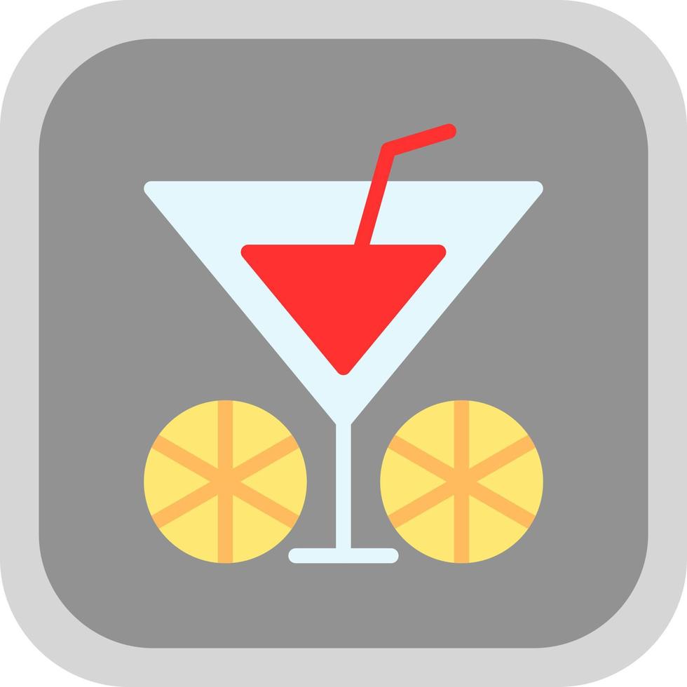 Cocktail-Vektor-Icon-Design vektor