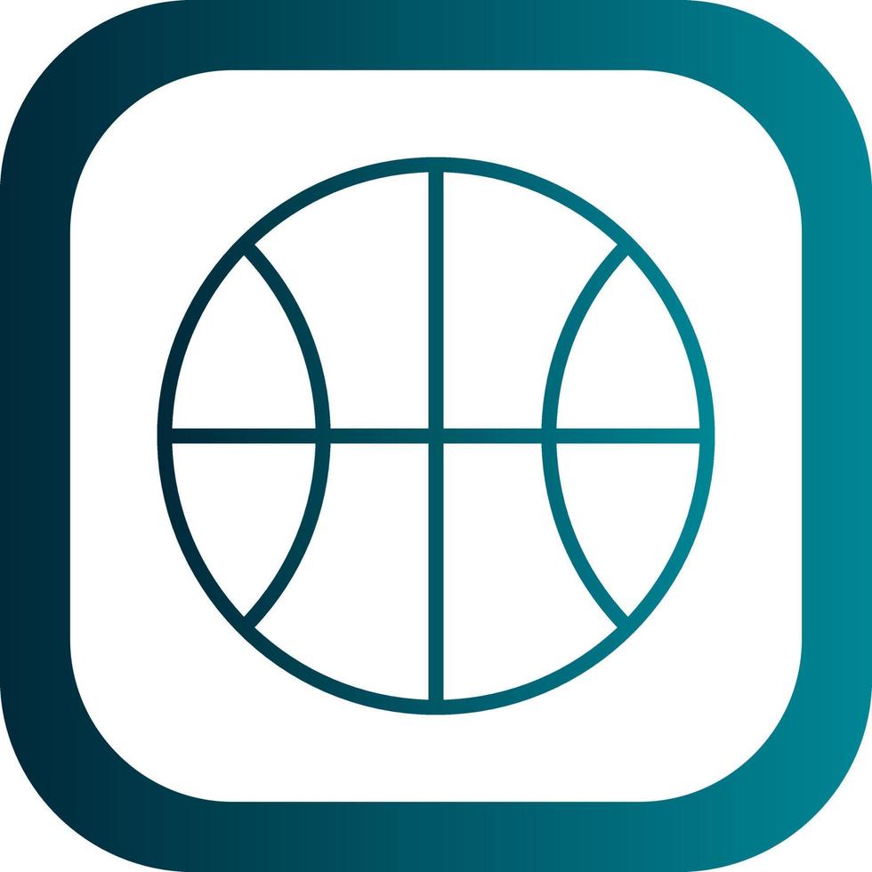 Basketball-Vektor-Icon-Design vektor