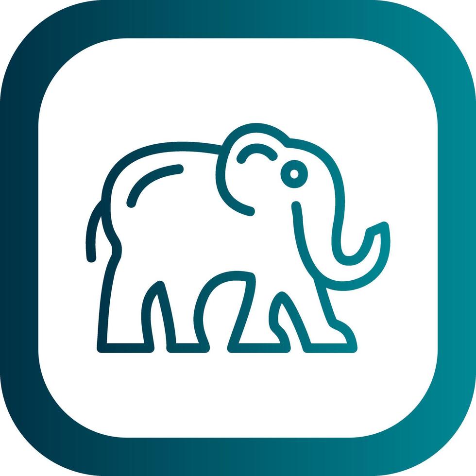 Elefant-Vektor-Icon-Design vektor